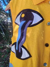 Load image into Gallery viewer, UPCYCLED: One of a Kind // EYE SEE YOU SCRAP DOLL DRESS