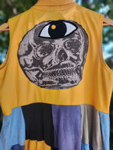 Load image into Gallery viewer, UPCYCLED: One of a Kind // EYE SEE YOU SCRAP DOLL DRESS