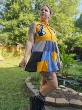 Load image into Gallery viewer, UPCYCLED: One of a Kind // EYE SEE YOU SCRAP DOLL DRESS